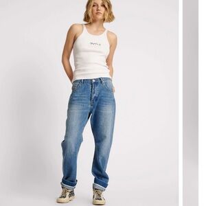 One Teaspoon bandits boyfriend Blue Boyfriend Jeans 28